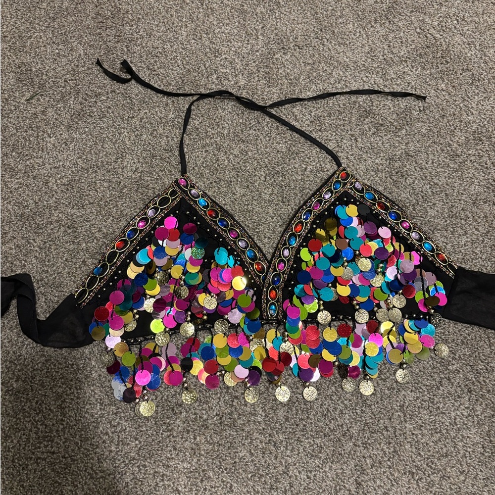Sequin Rave top